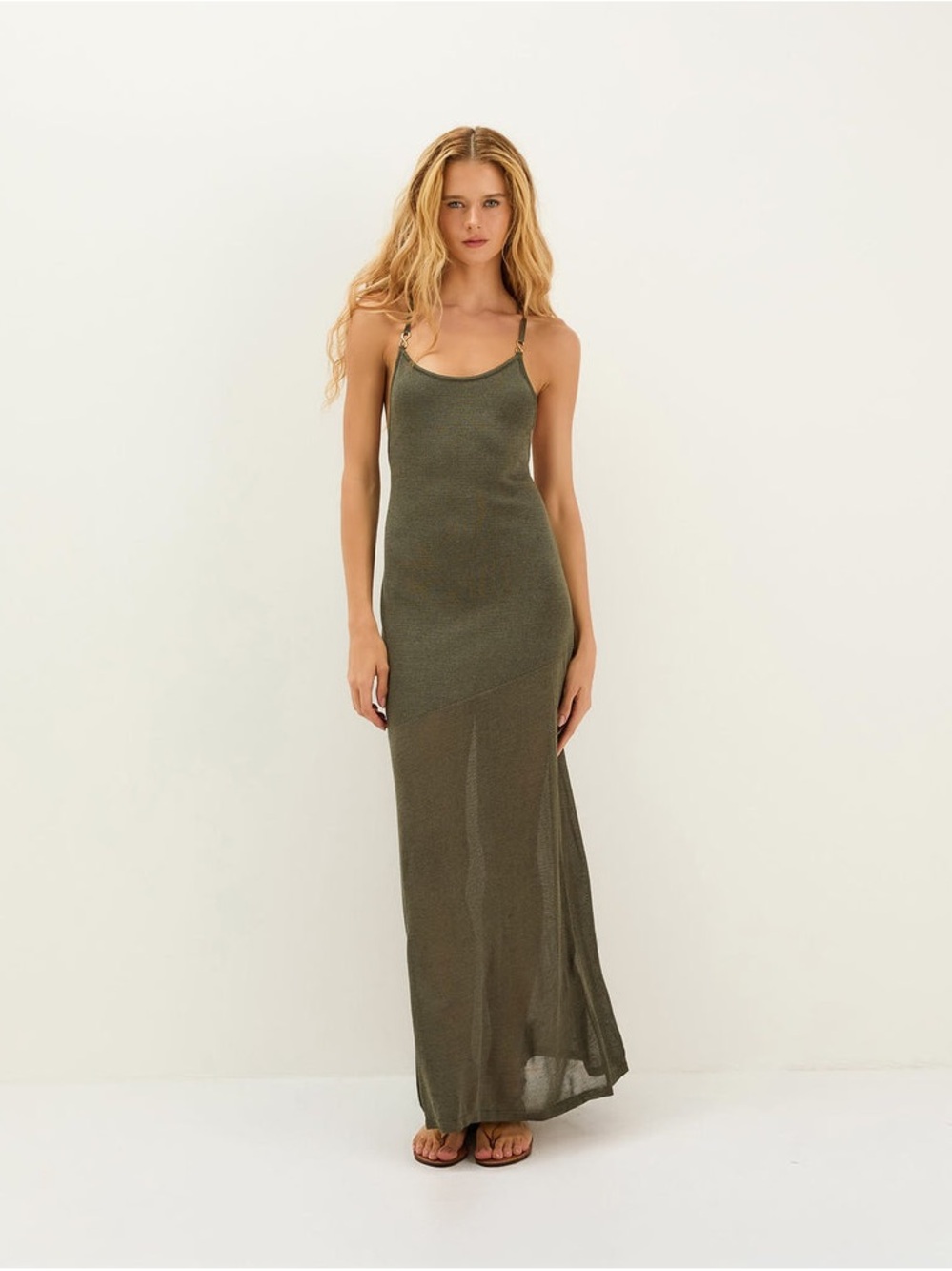BNWT Vix Paula Hermanny Daphne Maxi Dress, Size M